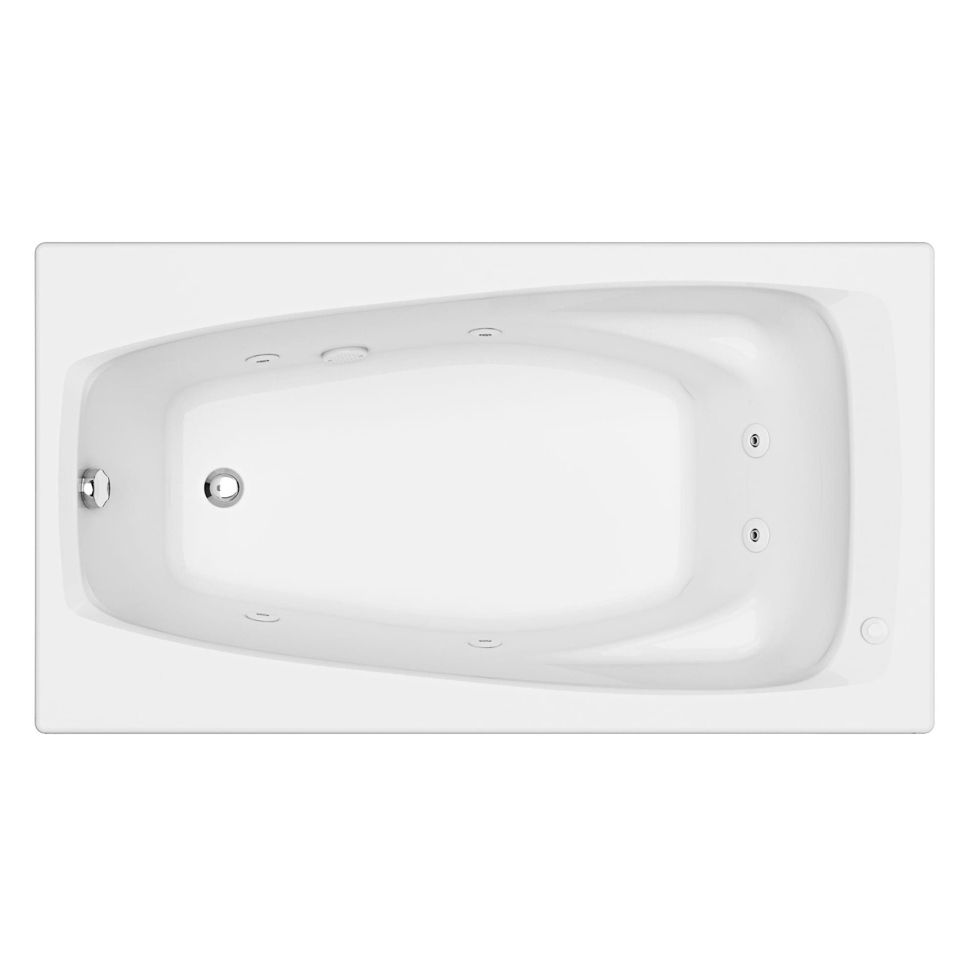 Mainstream 60in x 32in 6 Jet Drop In Whirlpool Tub WHITE